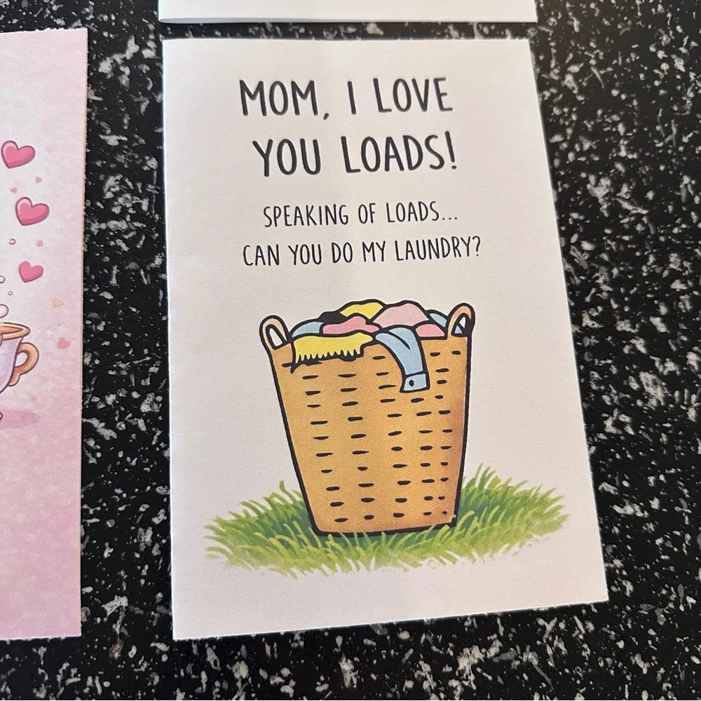 Handmade Greeting Cards Set Of 7 NEW